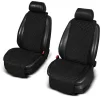 Накидки на сидіння з АЛЬКАНТАРИ (штучна замші). Чорні. Комплект - 3