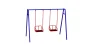 Гойдалки на підшипниках, двомісні, для всієї сім'ї. - 8