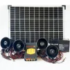 Звуковий відлякувач птахів КОРШУН 16 SOLAR оснащений сонячною панеллю на 50 Вт та акумулятором - 1