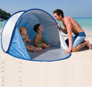 Комфортний легкий малогабаритний універсальний пляжний намет двох місцьний автоматичний автомат