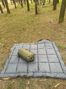 Спальний зимовий мішок до -40 ° Гігант, широкий 100см, Ботал. Мішок ковдру теплу, Койот