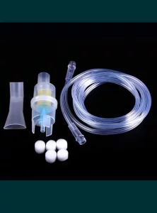 Запчастини для інгалятора. Ємність для ліків, шланг, загубник, фільтри