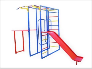 Спортивний дитячий комплекс для вулиці з гіркою