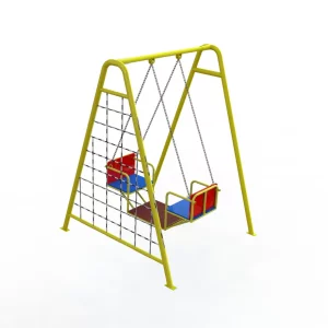 Дитячі гойдалки, човник на ланцюгах