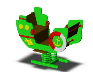 Гойдалка на пружинах Катер