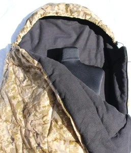 Туристичний зимовий спальний мішок, водонепроникний, з флісом, піксель до -40, дуже теплий