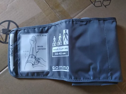 Манжета до тонометра GAMMA з металевим кільцем. Обвід руки 22-42 см