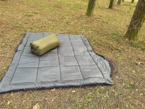 Зимовий метровий спальний мішок Ботал. Дуже широкий спальний 100см ширина, ковдра до -40, стьоганий