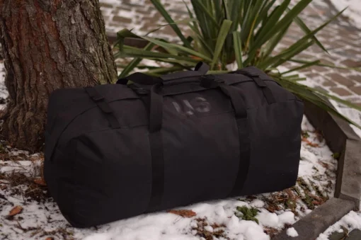 Великий якісний Баул на 130 літрів Сумка туристична Баул човниковий US 130 л чорна