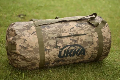 Сумка Баул водонепроникний 120л Баул-рюкзак UKKA Піксель