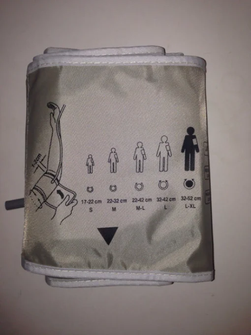 Манжета ЛЮКС з однією трубкою для електронних тонометрів велика, р-р XL (32-52см)