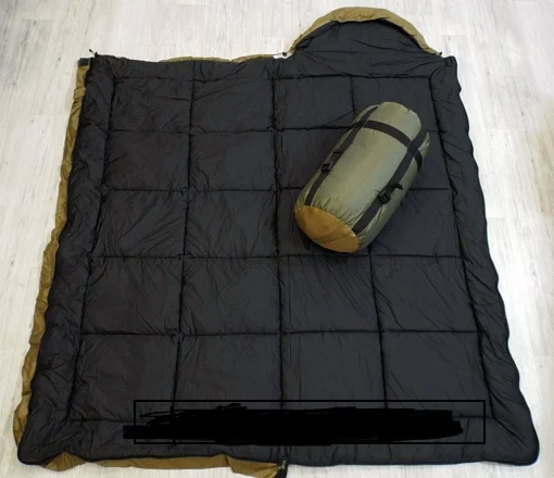 Спальний демісезонний мішок до -10&deg; Спальник широкий(85*205) з капюшоном, спальний мішок ковдра