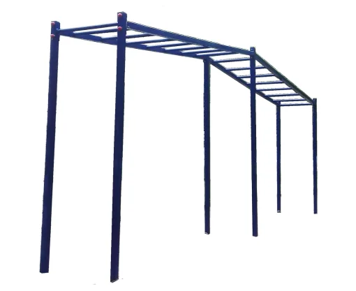 Вуличний рукохід, кутовий, металевий.