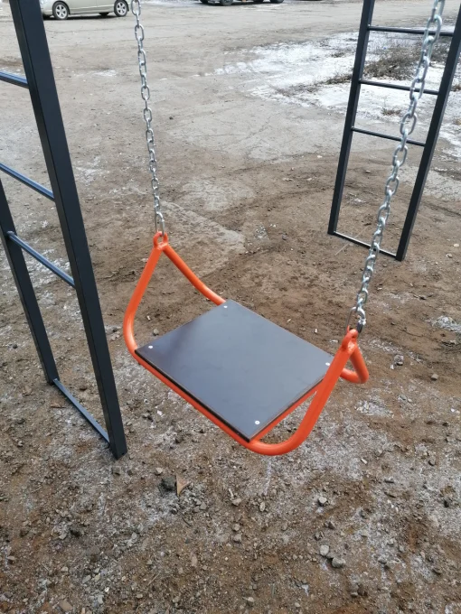 Вуличний дитячий спортивний комплекс з гойдалкою на ланцюгах "Акробат"