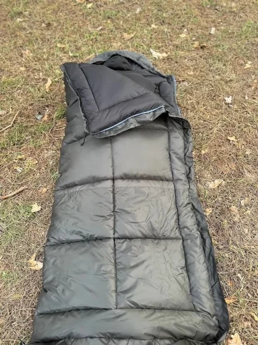 Спальний зимовий мішок до -20 &deg; Спальник зимовий широкий (85 * 205) з капюшоном, спальний мішок ковдра