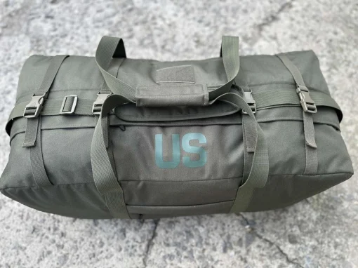 Сумка US на 130 літрів з ременем на плече, баул для передислокації та транспортування, великий рюкзак Олива