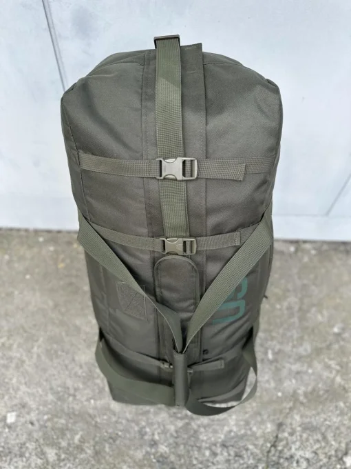 Сумка US на 130 літрів з ременем на плече, баул для передислокації та транспортування, великий рюкзак Олива