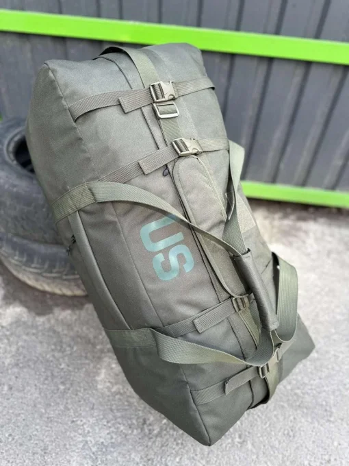 Сумка US на 130 літрів з ременем на плече, баул для передислокації та транспортування, великий рюкзак Олива