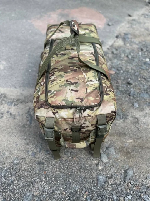 Транспортна Сумка на 150 літрів із системою моллі у кольорі Мультикам, сумка баул