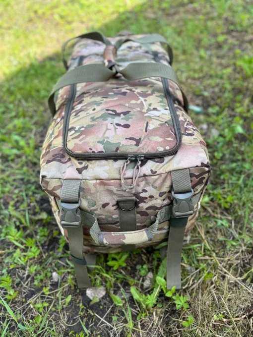 Транспортна Сумка на 150 літрів із системою моллі у кольорі Мультикам, сумка баул