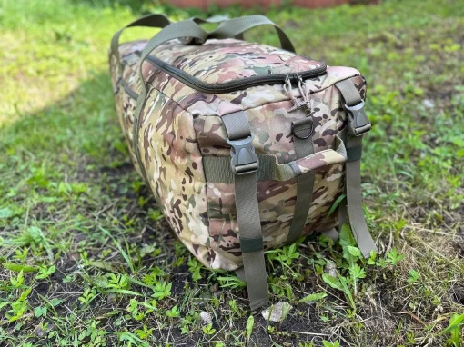 Транспортна Сумка на 150 літрів із системою моллі у кольорі Мультикам, сумка баул