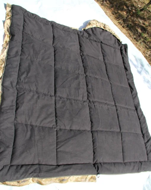 Туристичний зимовий спальний мішок, водонепроникний, з флісом, піксель до -40, дуже теплий