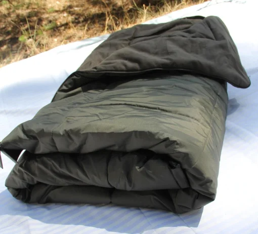 Мішок ковдра Ботал, ширина 100см, Олива. Спальний мішок на флісі для холодної погоди до -40&deg;Зимовий метровий