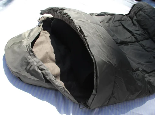 Мішок ковдра Ботал, ширина 100см, Олива. Спальний мішок на флісі для холодної погоди до -40&deg;Зимовий метровий