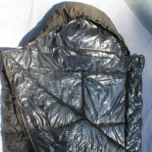 Спальник зимовий Термо до -40 метровий Зимовий спальник для суворої зими з капюшоном Ботал Олива, Хакі