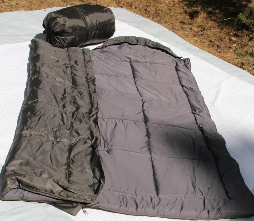 Зимовий метровий спальний мішок Ботал. Дуже широкий спальний 100см ширина, ковдра до -40, стьоганий