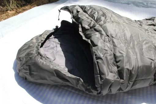 Спальний мішок водонепроникний з капюшоном Олива, зимовий мішок ковдра -30&deg; Олива