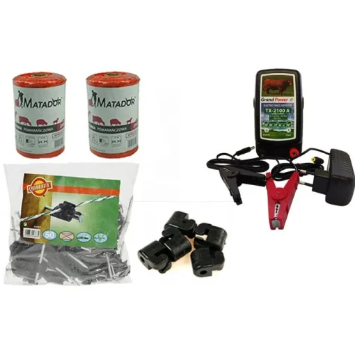 Комплект електропастуха на 800 метрів (TX-2100)