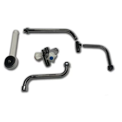 Титан Водогрійний Електро (Універсальний) + Топка + Набір кранів, Водогрійна колонка