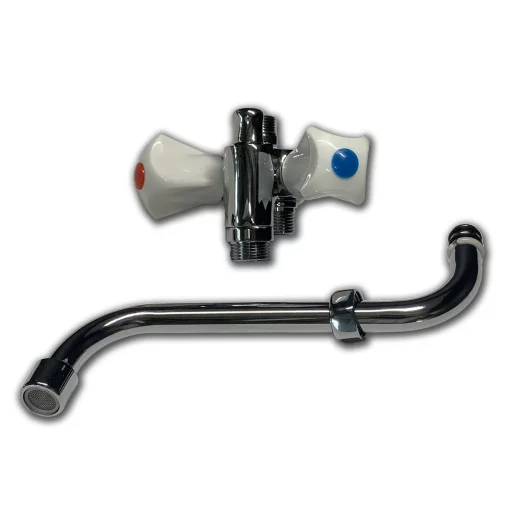 Титан Водогрійний Електро (Універсальний) + Набір кранів і душ, Водогрійна колонка