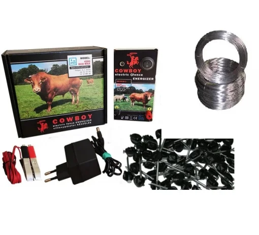 Електропастух комплект на 5 га 4.2Дж із дротом