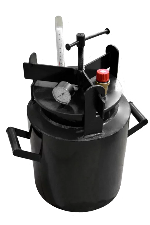 Автоклав Електро TOP-24Е, Горловина 15,9 см (24 банки 0.5л або 10 банок 1л) Гвинтовий Електричний, З Таймером