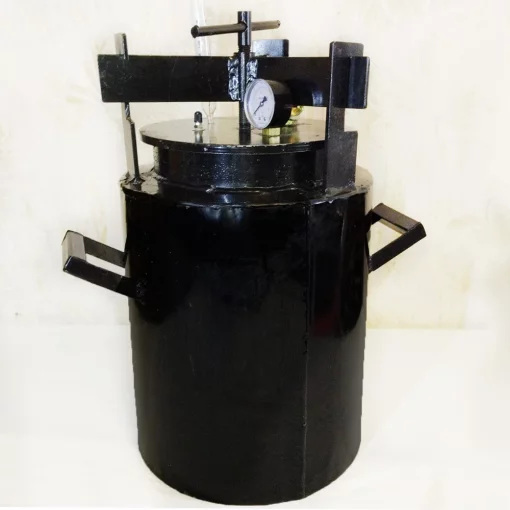 Автоклав Газовий TOP-16, Горловина 15,9 см (16 банок 0.5 л или 5 банок 1л), Вуглецева сталь