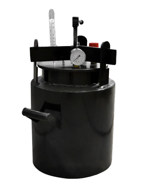 Автоклав Газовий PRO-10, Горловина 21 см (10 банок 0.5 л або 5 банок 1л), Вуглецева сталь