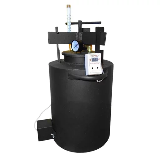 Автоклав Електро TOP-24Е, Горловина 15,9 см (24 банки 0.5л або 10 банок 1л) Гвинтовий Електричний, З Таймером