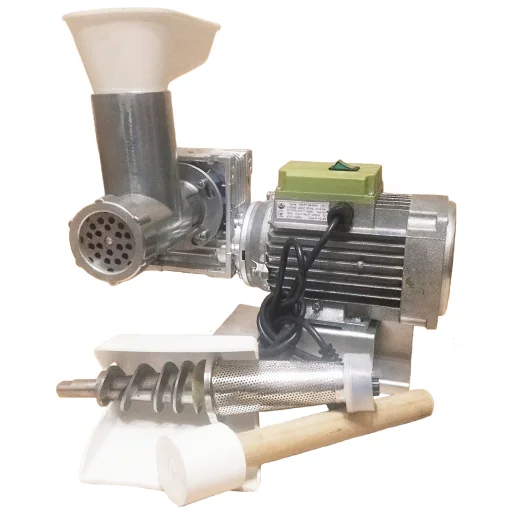 М'ясорубка Мрія-МС-550 з редуктором, для м'яса (до 60 кг/час), для томатного соку (до 150 кг/час), 0.55 кВт