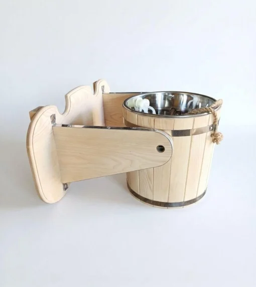 Водоспад з ясена 10 л з нержавіючою вставкою