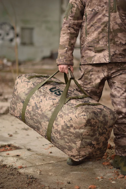 Велика Сумка Баул на 130 літрів Сумка туристична US 130 л Піксель