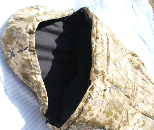 Спальник зимовий тактичний армійський з флісом до -40 піксель. Спальний мішок ковдра туристична зима