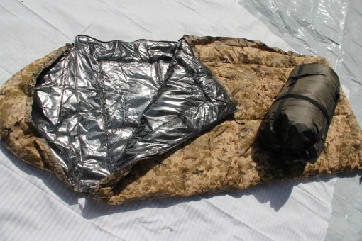 Спальний мішок (спальник) Термо Ковдра, зимовий мішок, Піксель до -40, з термо підкладкою Omni-Heat