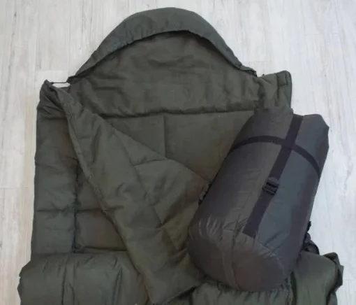 Спальний зимовий мішок до -20 &deg; Спальник зимовий широкий (85 * 205) з капюшоном, спальний мішок ковдра